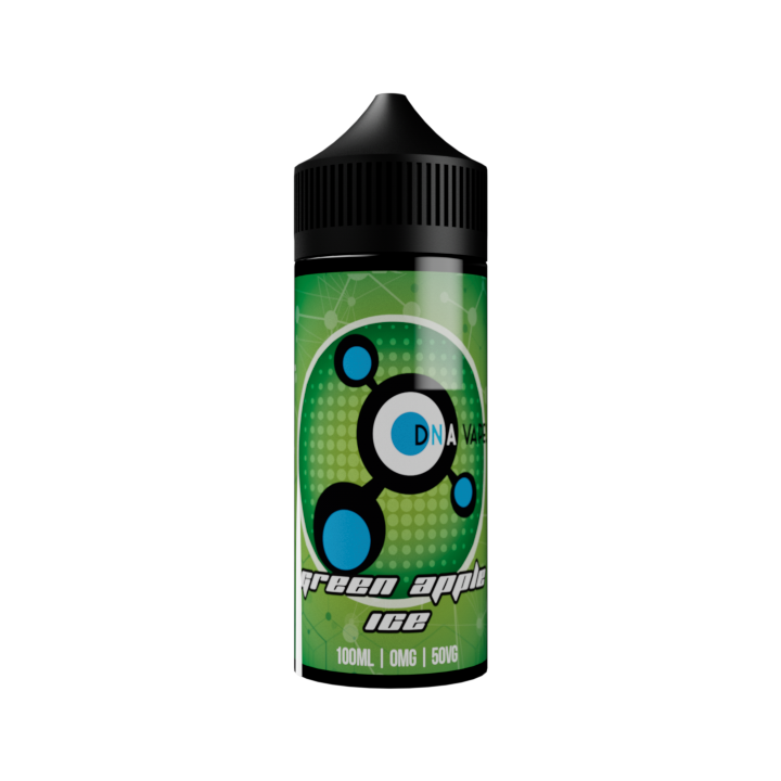 DNA Vapes - Green Apple Ice Flavour Vape Juice